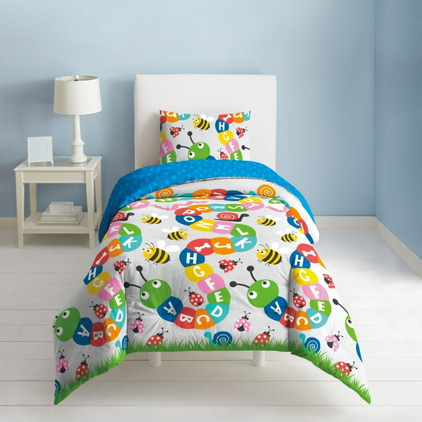 DreamSpace Unicorn Floral Print Twin Size Sheet Set Flat, Fitted, Pillowcase Dream Space DreamSpace Unicorn Floral Print Twin Size Sheet Set Flat, Fitted, Pillowcase Dream Space